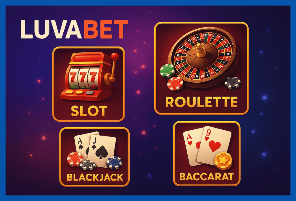 Jogos de cassino online inovadores e emocionantes na LUVABET